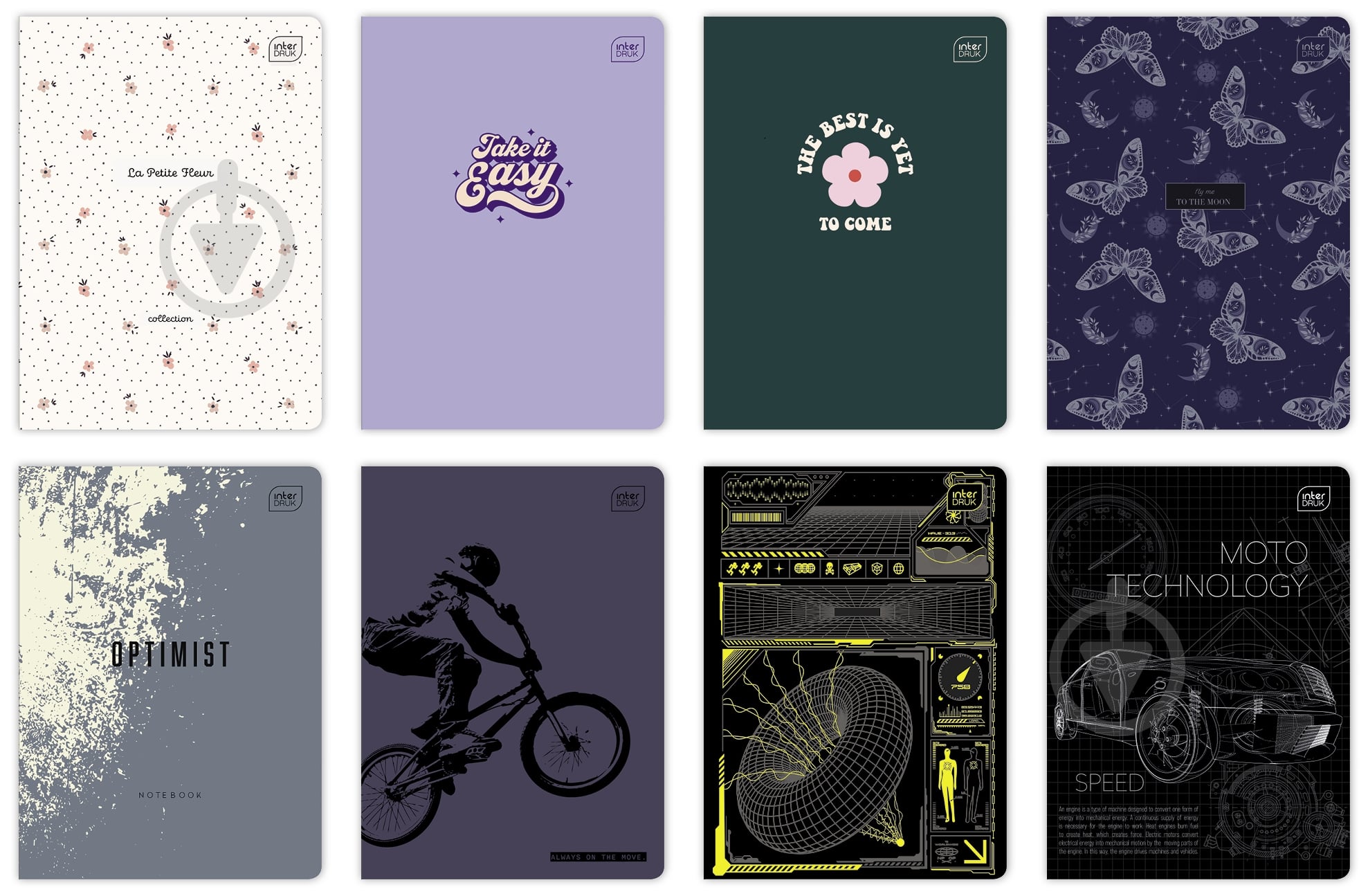 Блокнот А5 60 арк. клітинка в асортименті - фото 1