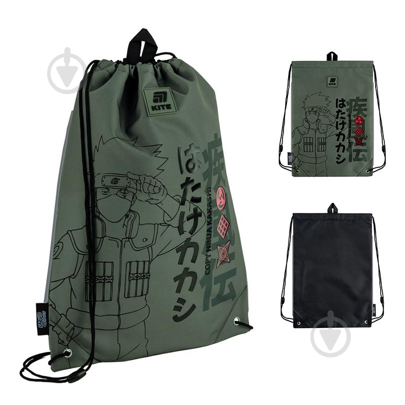 Сумка для обуви KITE 600M-1 Naruto Shippuden - фото 3 Сумка для обуви KITE 600M-1 Naruto Shippuden - фото 3