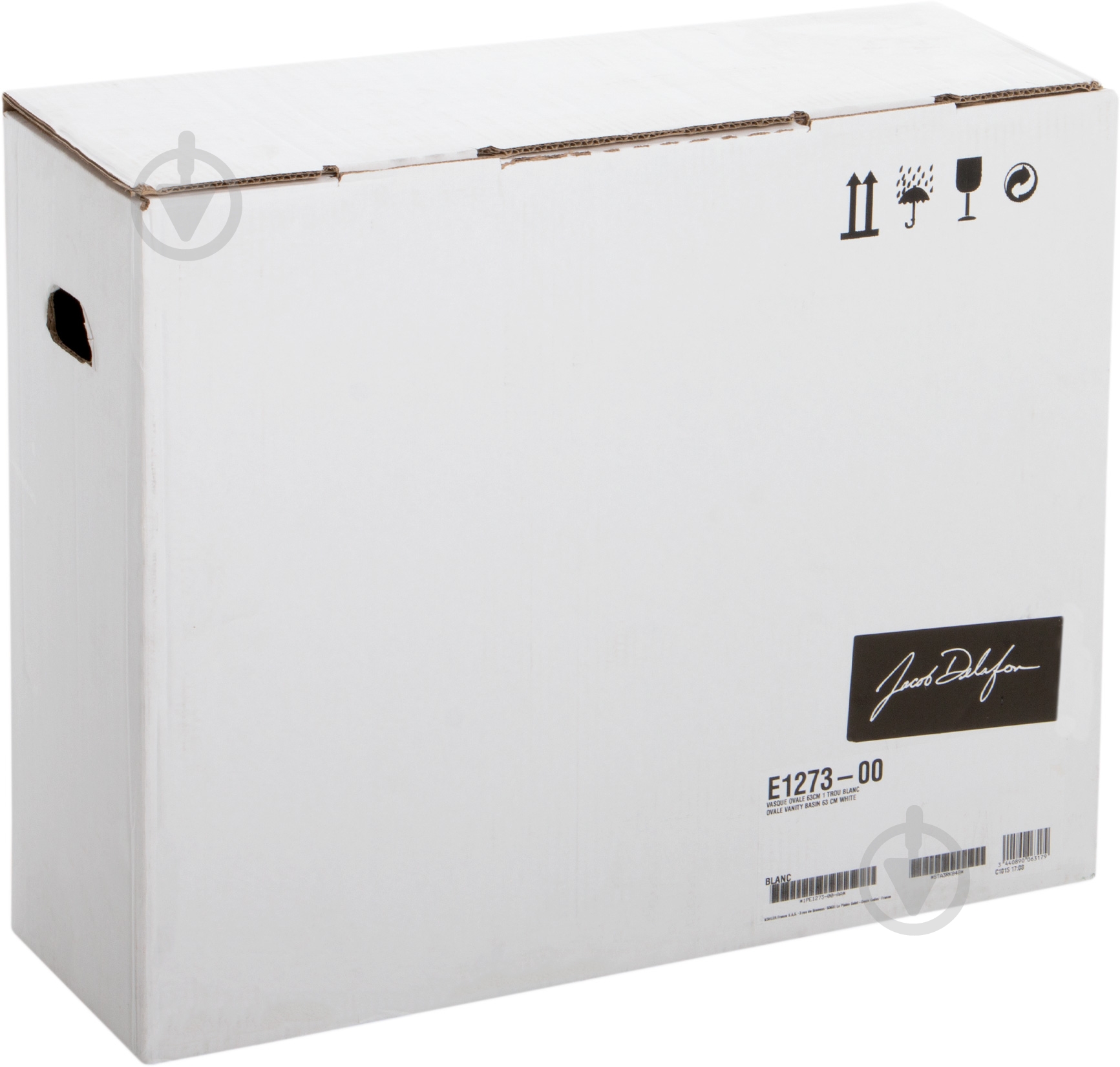 Умывальник Jacob Delafon Ovale Dessus E1273-00 - фото 3