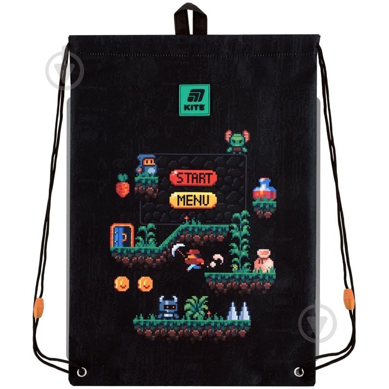 Сумка для обуви KITE 600M Pixel Game - фото 1 Сумка для обуви KITE 600M Pixel Game - фото 1