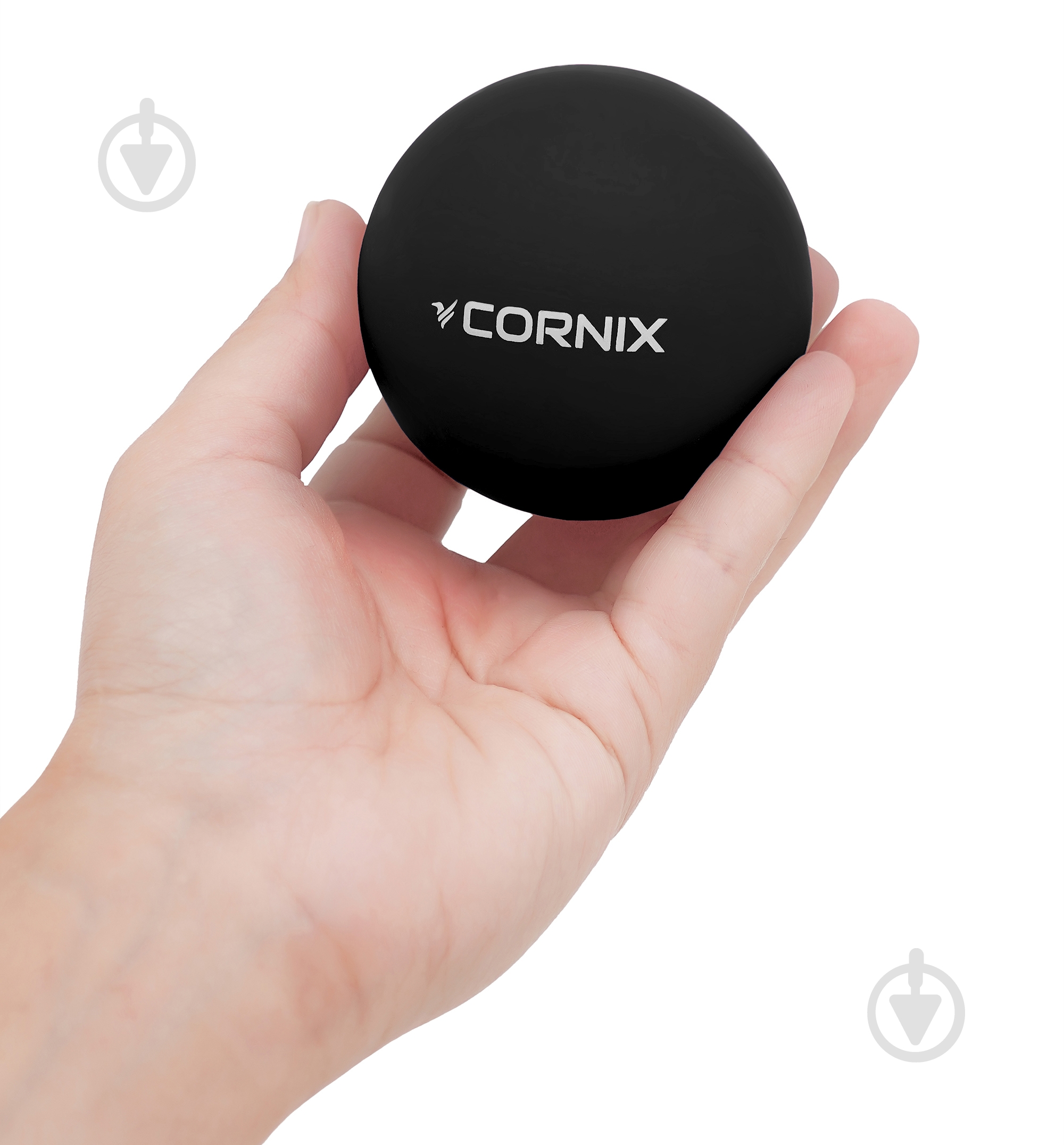 Массажный мяч Cornix Lacrosse Ball 6.3 см XR-0118 Black - фото 2