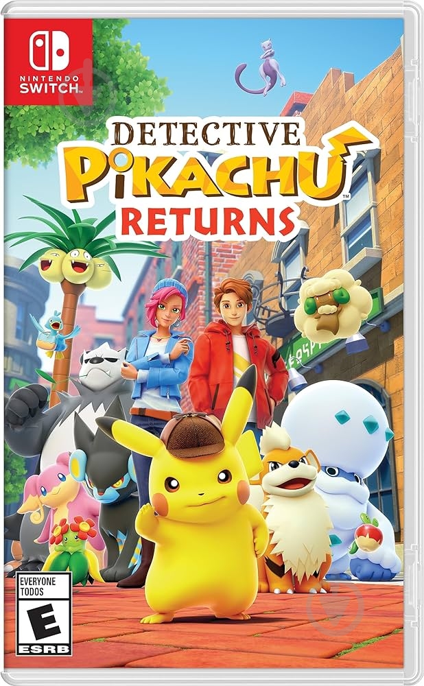 Игра NINTENDO Switch Detective Pikachu Returns картридж (45496479626) - фото 1 Игра NINTENDO Switch Detective Pikachu Returns картридж (45496479626) - фото 1
