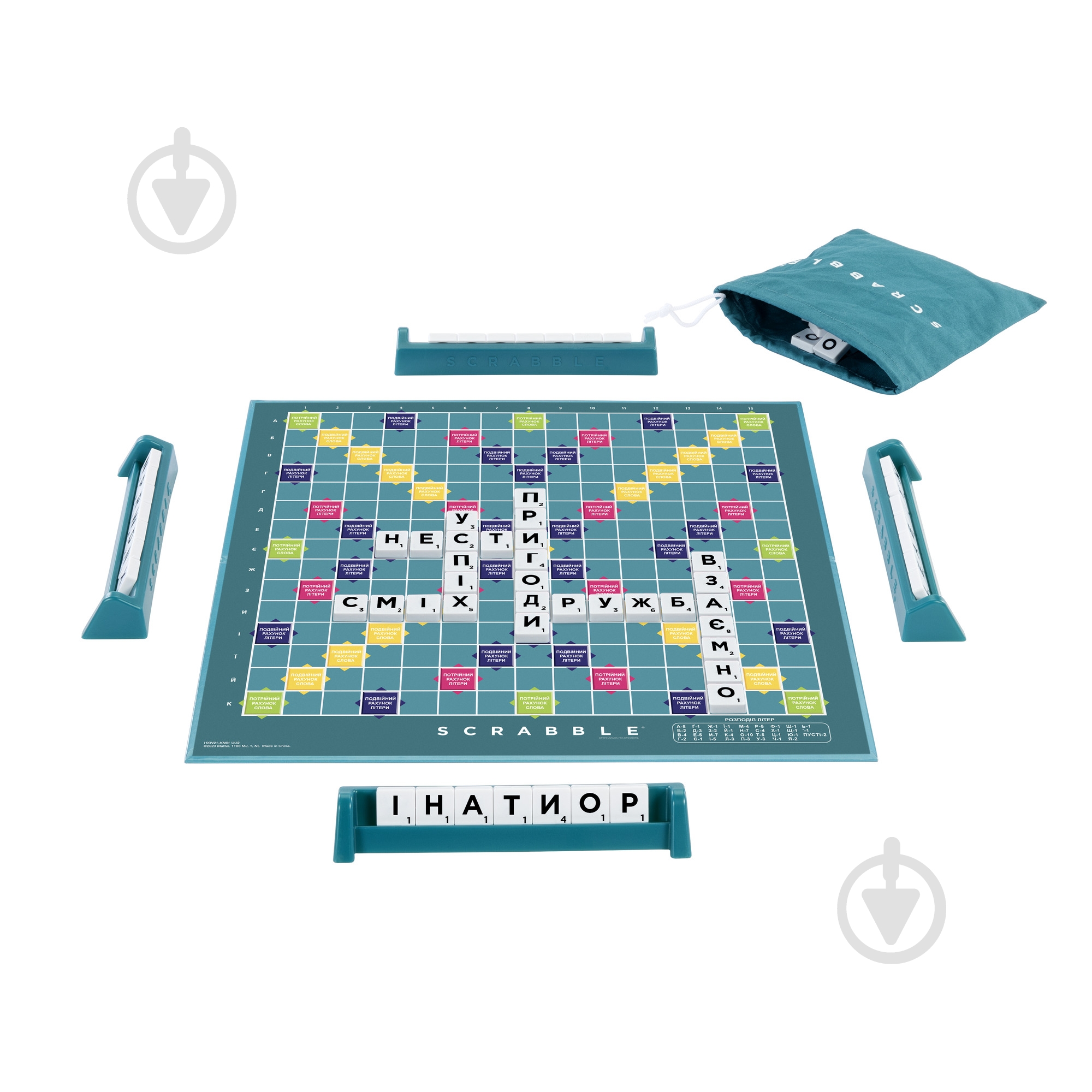 Гра настільна Mattel "Scrabble" Оригінал (укр.) HXW21 - фото 3