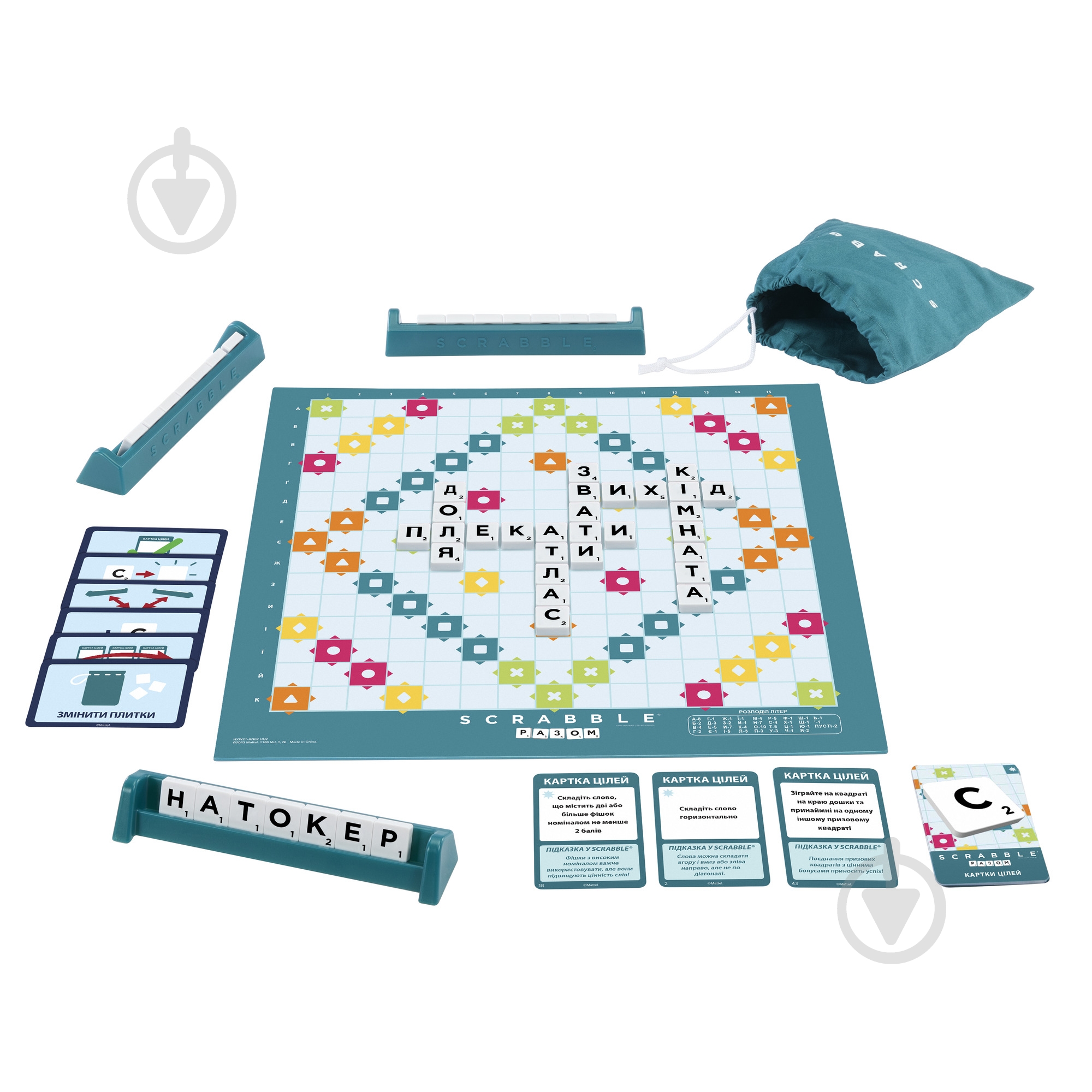 Гра настільна Mattel "Scrabble" Оригінал (укр.) HXW21 - фото 4