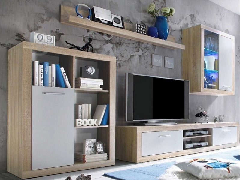 Набор Сансет BRW Україна дуб сонома - фото 1 Набор Сансет BRW Україна дуб сонома - фото 1