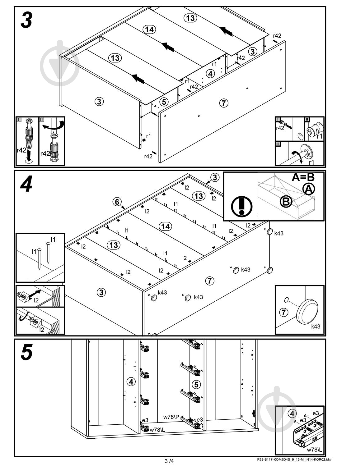 Комод BRW Україна KOM2D4S/9/13 Avila белый - фото 5