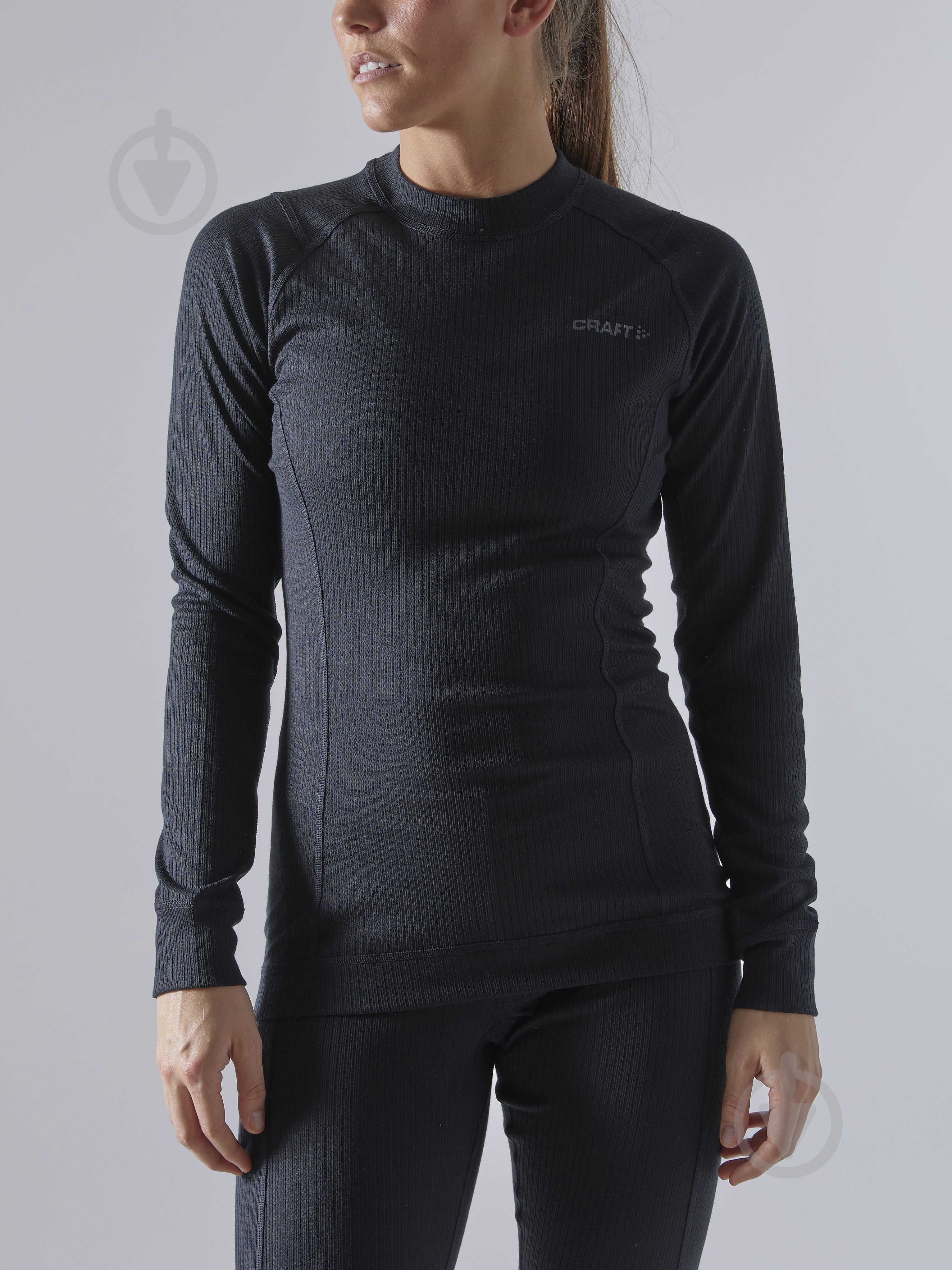 Комплект термобелья Craft CORE DRY BASELAYER SET W 1909706-999000 р.S черный - фото 3 Комплект термобелья Craft CORE DRY BASELAYER SET W 1909706-999000 р.S черный - фото 3