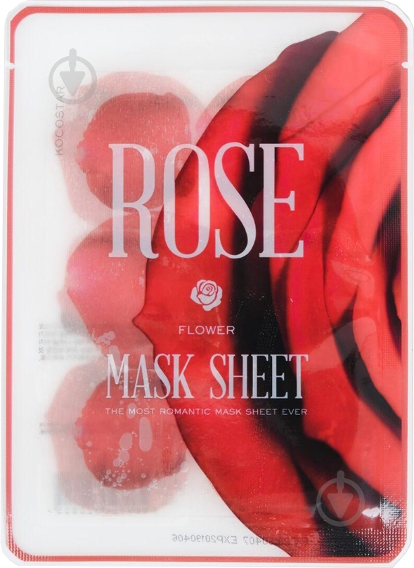 Маска для обличчя Kocostar Slice Mask Sheet Rose 20 мл 12 шт. - фото 1 Маска для обличчя Kocostar Slice Mask Sheet Rose 20 мл 12 шт. - фото 1