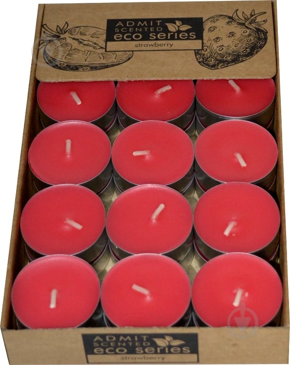 Свеча ароматическая Pako-If Клубника 30 шт. - фото 1