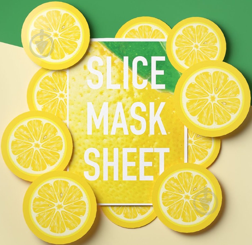 Маска для обличчя Kocostar Slice Mask Sheet Lemon 20 мл 12 шт. - фото 1