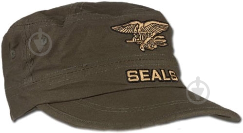 Кепка з емблемою спецназу ВМС США SEALS 12311001 One Size оливковий - фото 1
