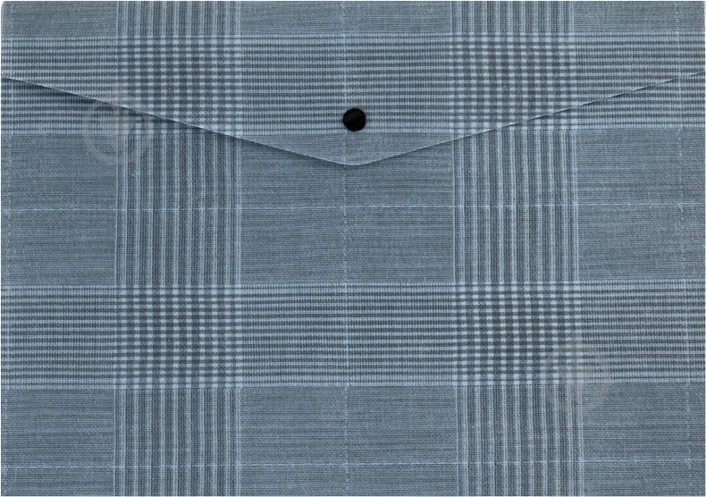 Папка на кнопке А4+ Tartan Gray Axent - фото 1