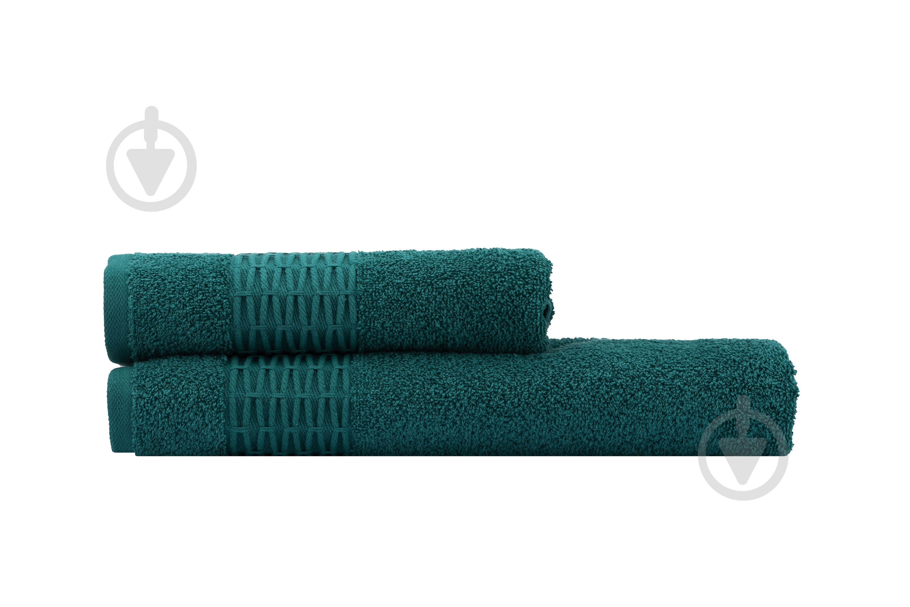 Набор полотенец махровых Lotus 2 шт ART2357EM 70х140см 50x90 см изумрудный Ardesto - фото 8