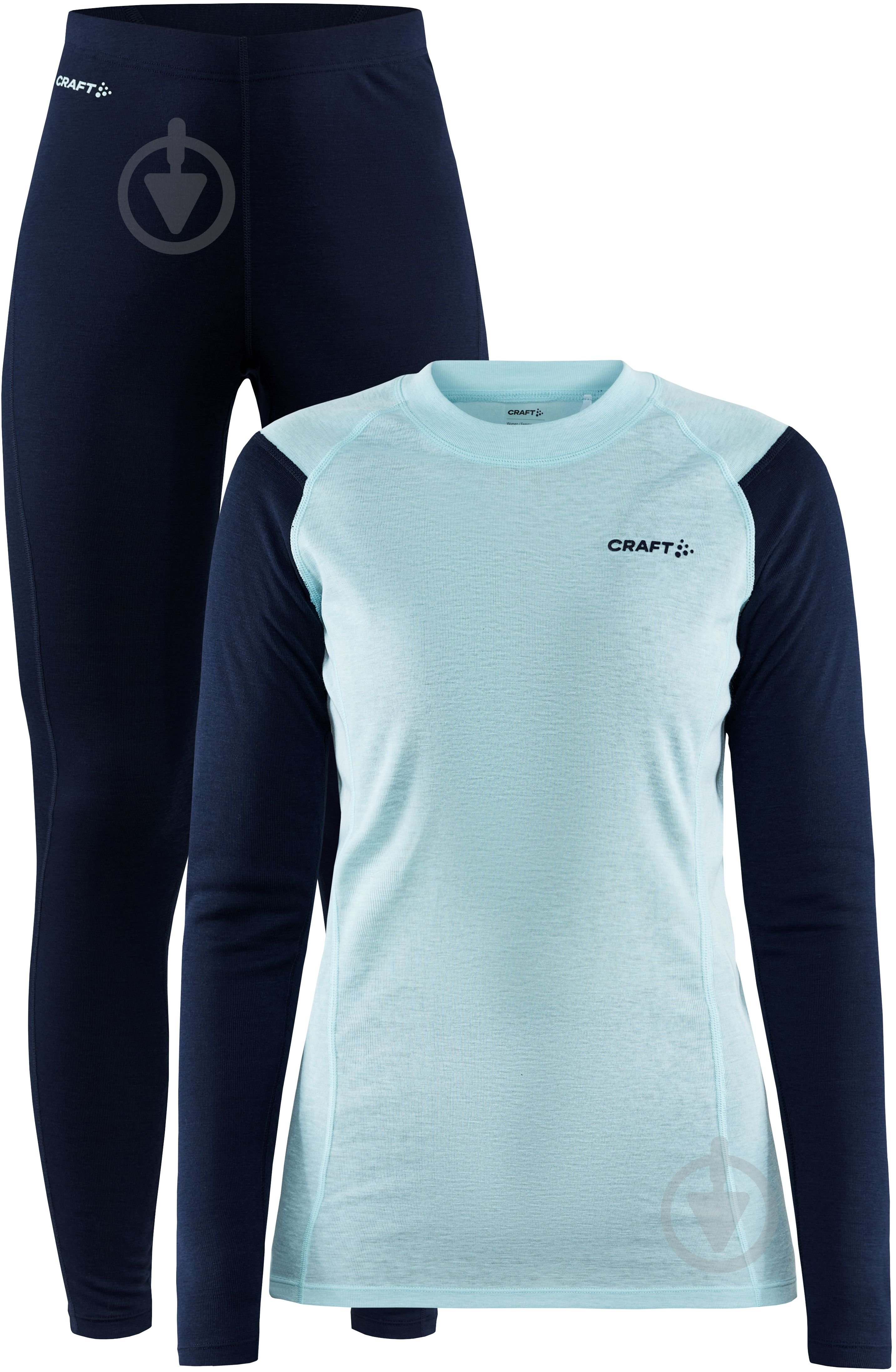 Комплект термобелья Craft CORE WARM BASELAYER SET W 1909708-396319 р.L темно-синий - фото 10 Комплект термобелья Craft CORE WARM BASELAYER SET W 1909708-396319 р.L темно-синий - фото 10