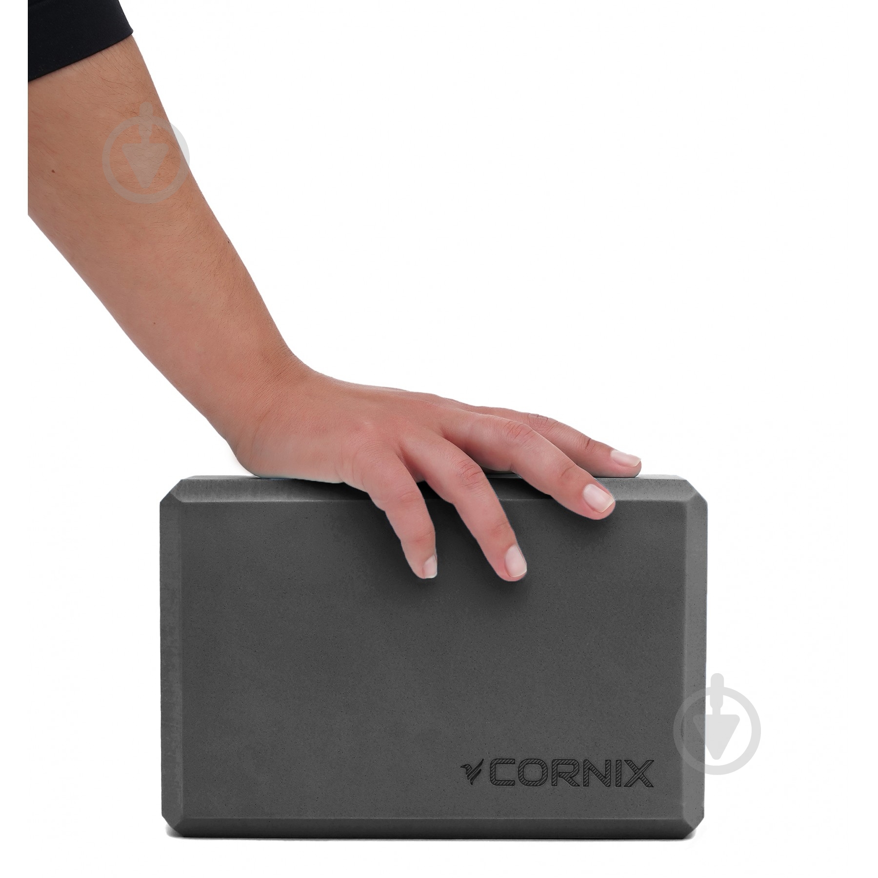 Блок для йоги Cornix XR-0099 чорний - фото 3