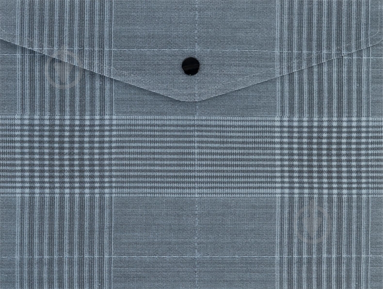 Папка на кнопке А5+ Tartan Gray Axent - фото 1