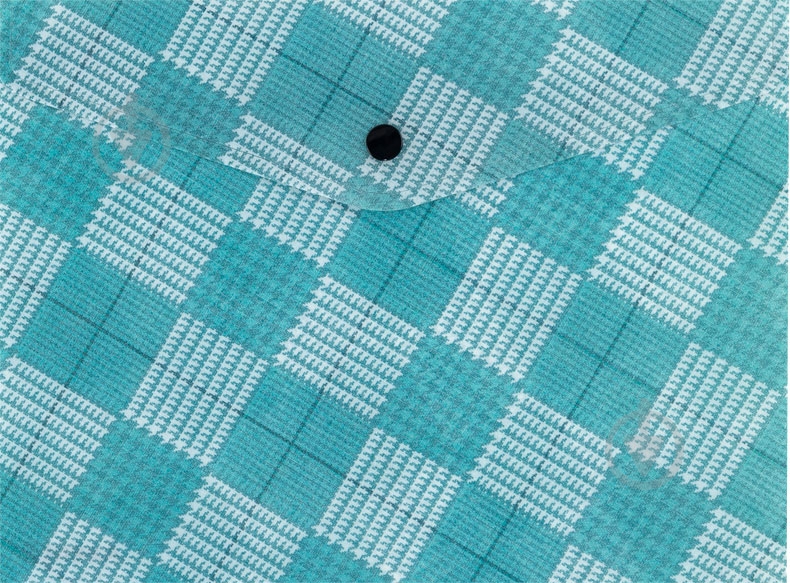 Папка на кнопке А5+ Tartan Green Axent - фото 1