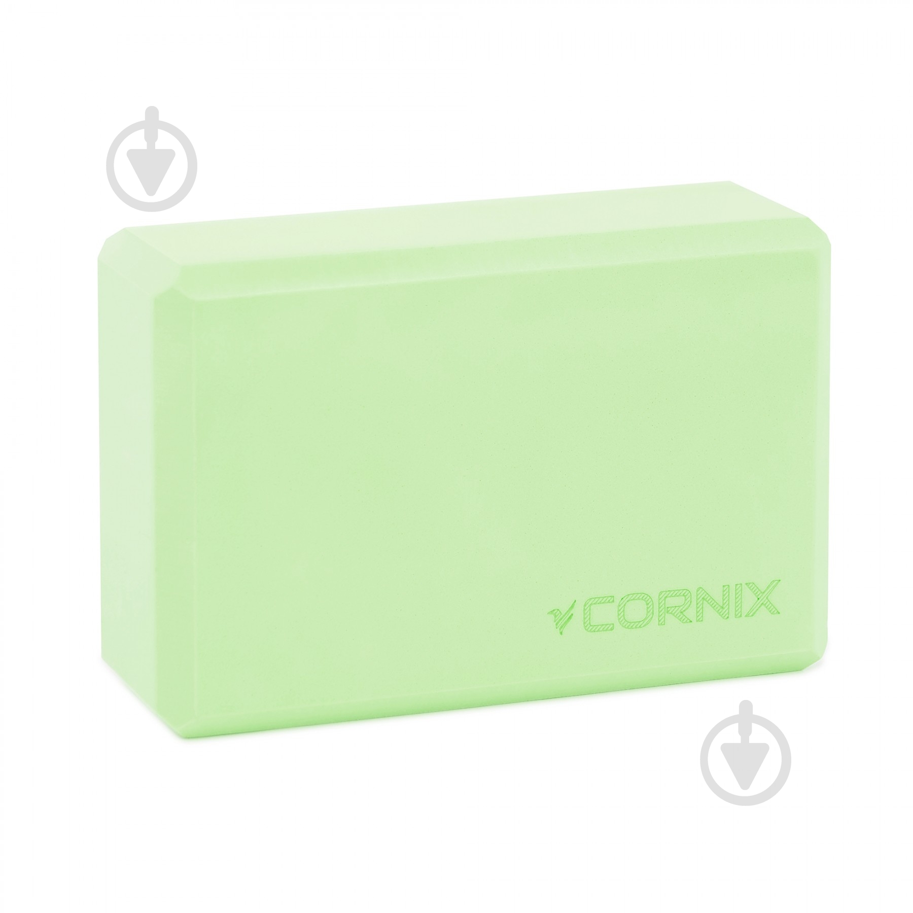 Блок для йоги Cornix XR-0103 зеленый - фото 1