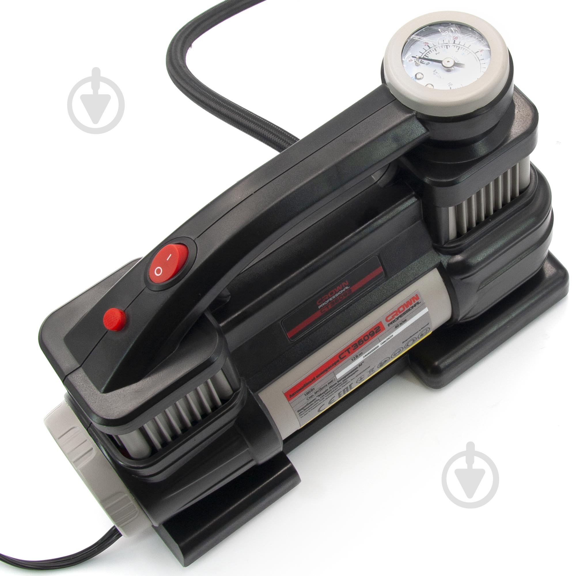 Компресcор автомобильный Crown CT36092 - фото 3 Компресcор автомобильный Crown CT36092 - фото 3