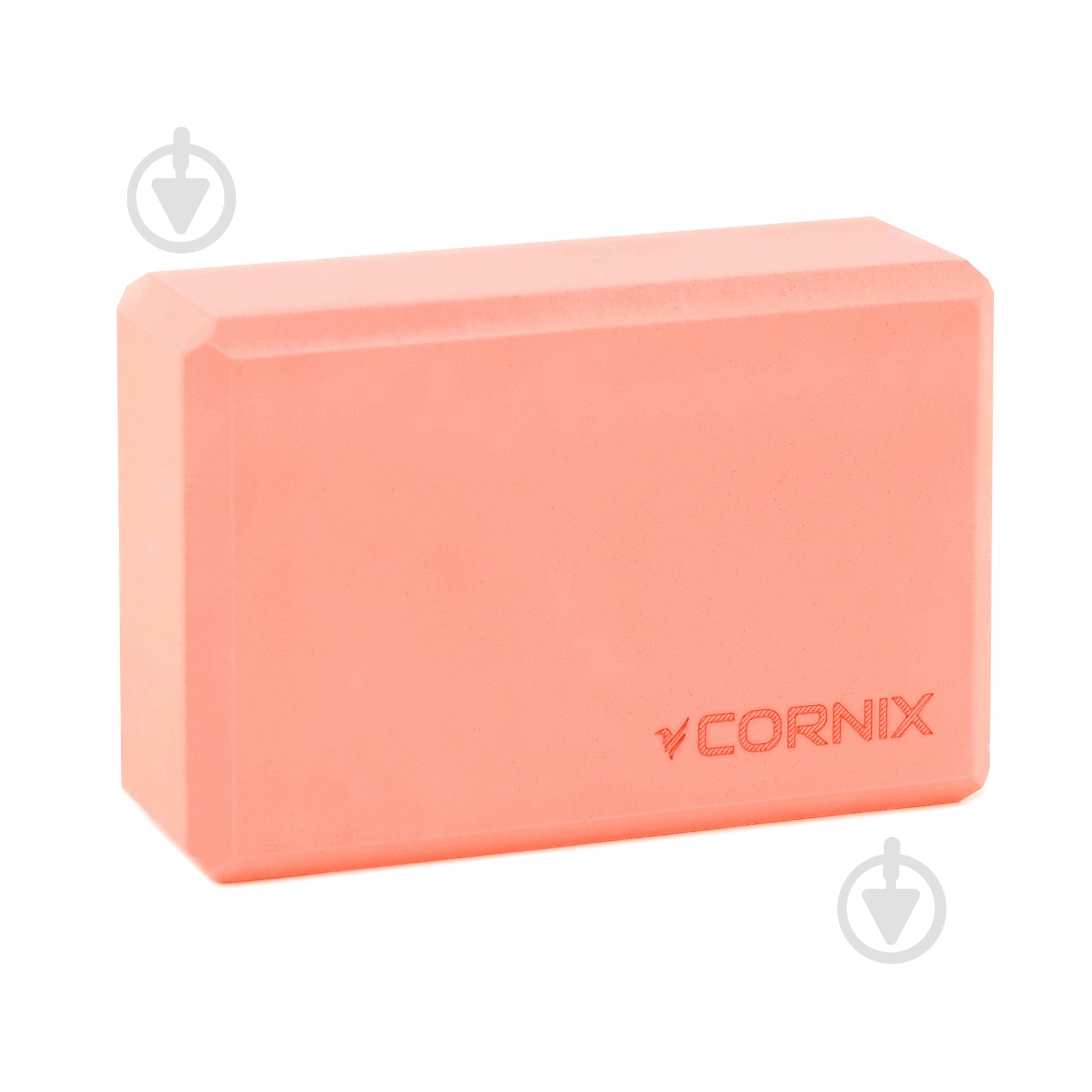 Блок для йоги Cornix XR-0104 помаранчевий - фото 1 Блок для йоги Cornix XR-0104 помаранчевий - фото 1