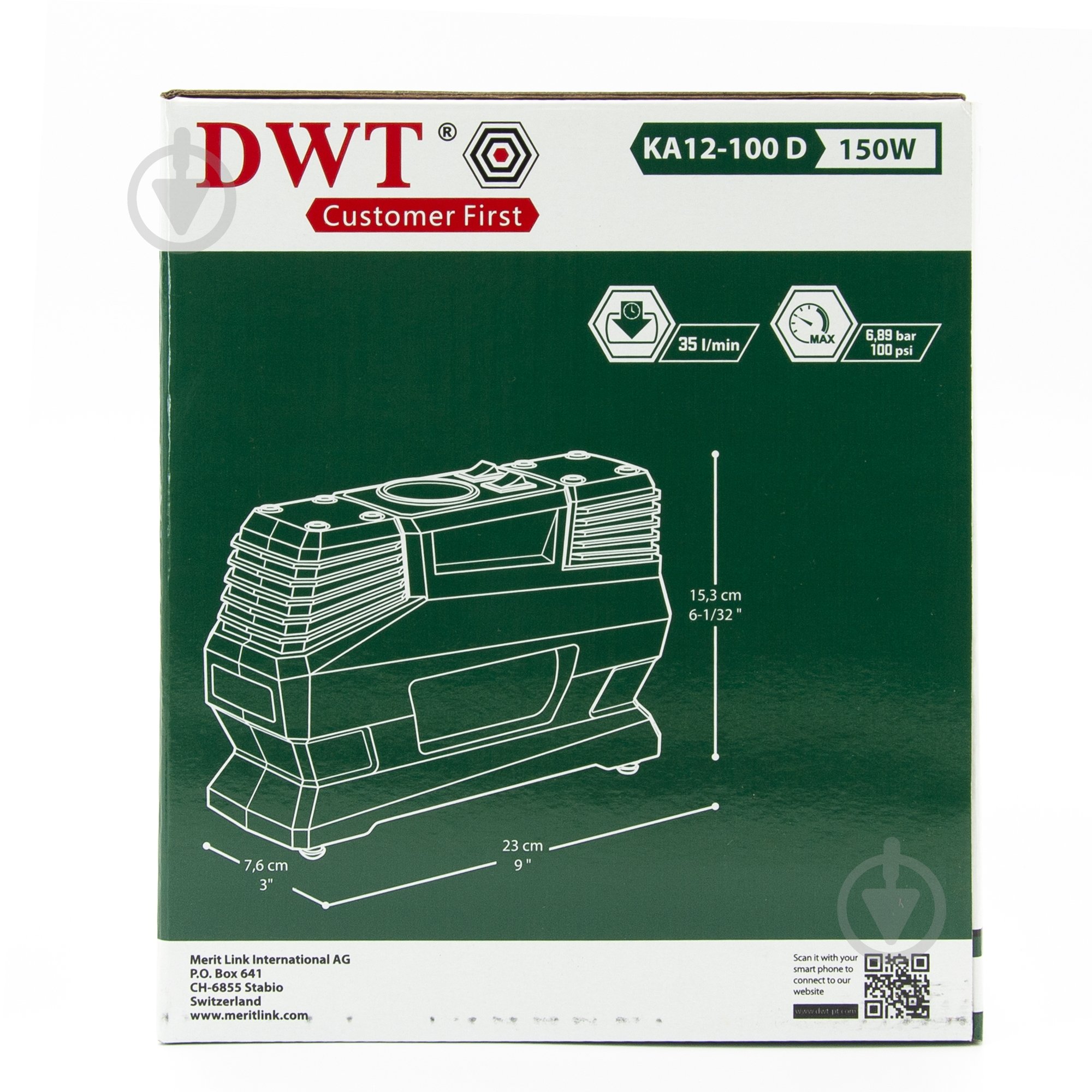 Компресcор автомобильный DWT KA12-100 D - фото 8