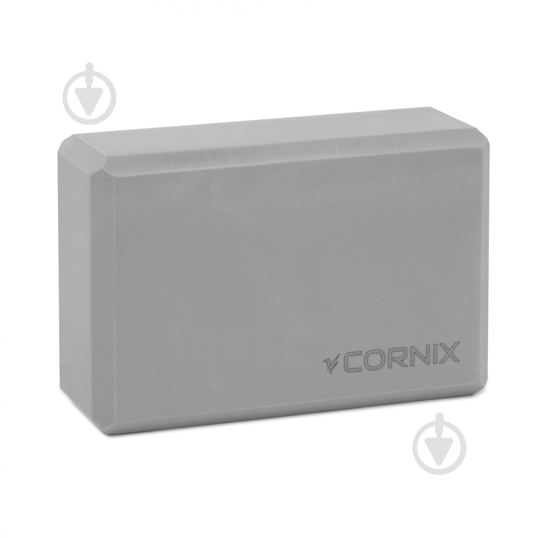 Блок для йоги Cornix XR-0105 серый - фото 1
