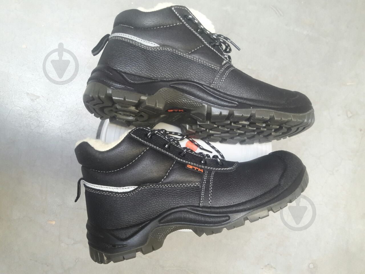 УЦЕНКА! Ботинки GTM SM-071W-47 р.47 черный с серым (УЦ №2524) - фото 9 УЦЕНКА! Ботинки GTM SM-071W-47 р.47 черный с серым (УЦ №2524) - фото 9