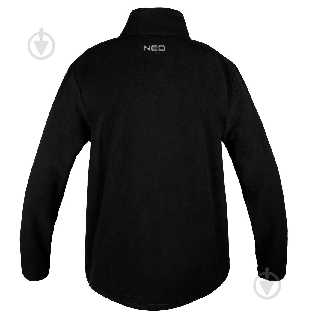 Кофта NEO tools флісова р. XL зріст 5-6 81-500 чорний із помаранчевим - фото 2