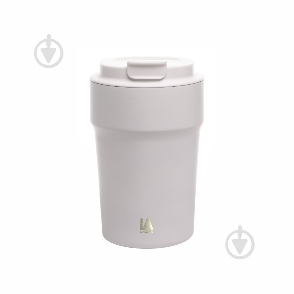 Термочашка Line Art Rhodes 380 мл белая - фото 1