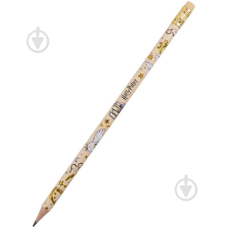 Олівець графітний із гумкою Harry Potter HP25-056 KITE - фото 1