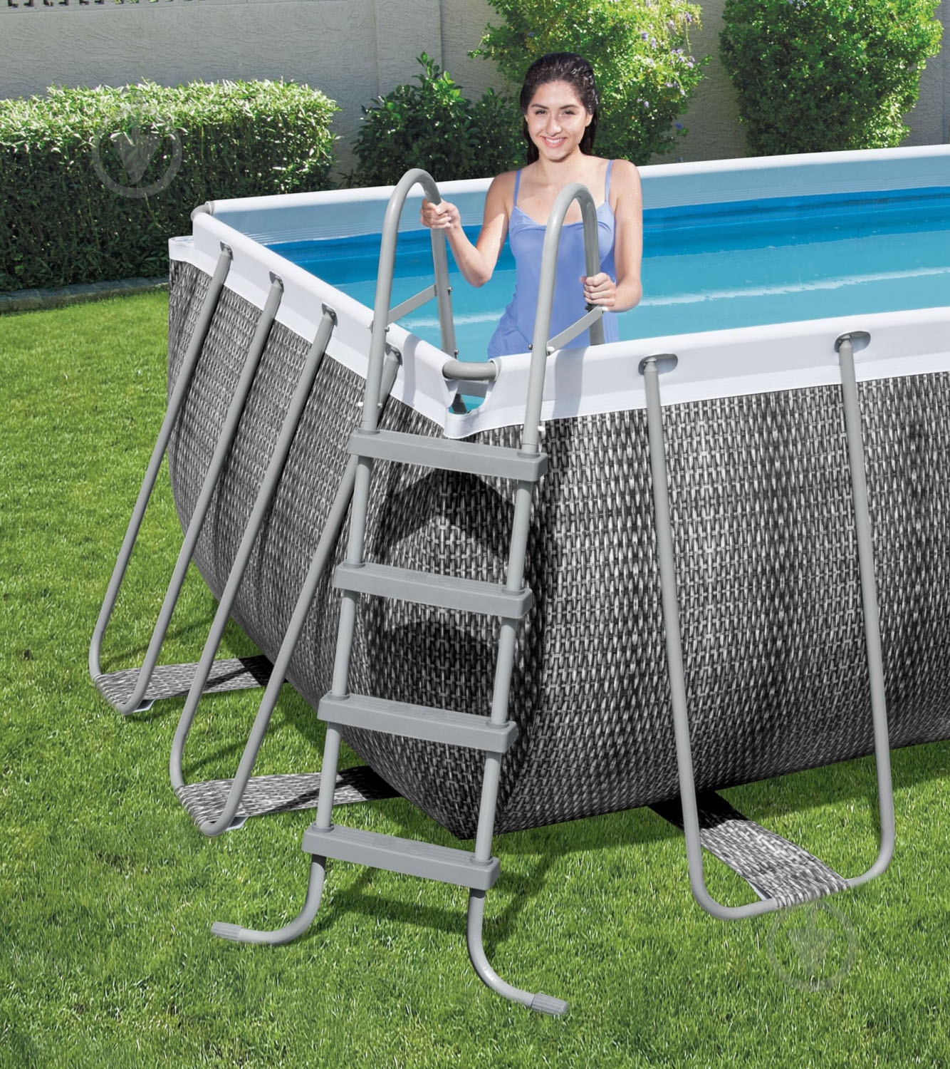Лестница для бассейна Bestway h122 см 58097 - фото 4