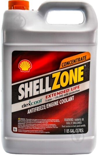 Антифриз SHELL 9404006021 G12 концентрат 3,78 л красный (9404006021) - фото 1