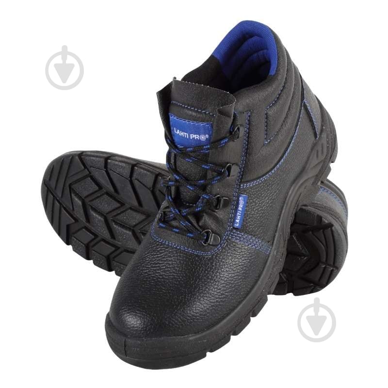 Черевики Lahti Pro р.39 L3011639 чорний із блакитними вставками - фото 1