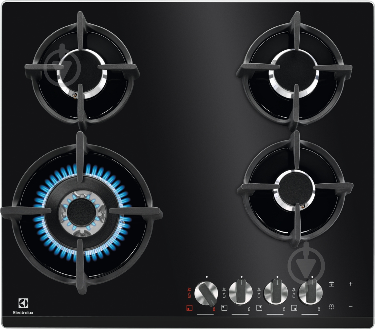 Варильна поверхня газова Electrolux GPE363LK - фото 1