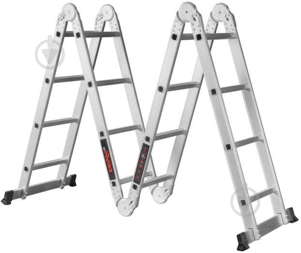 Шарнірна драбина-стрем'янка DNIPRO-М MP-44Р 4,7 м із металевою платформою (80467004) - фото 7 Шарнірна драбина-стрем'янка DNIPRO-М MP-44Р 4,7 м із металевою платформою (80467004) - фото 7