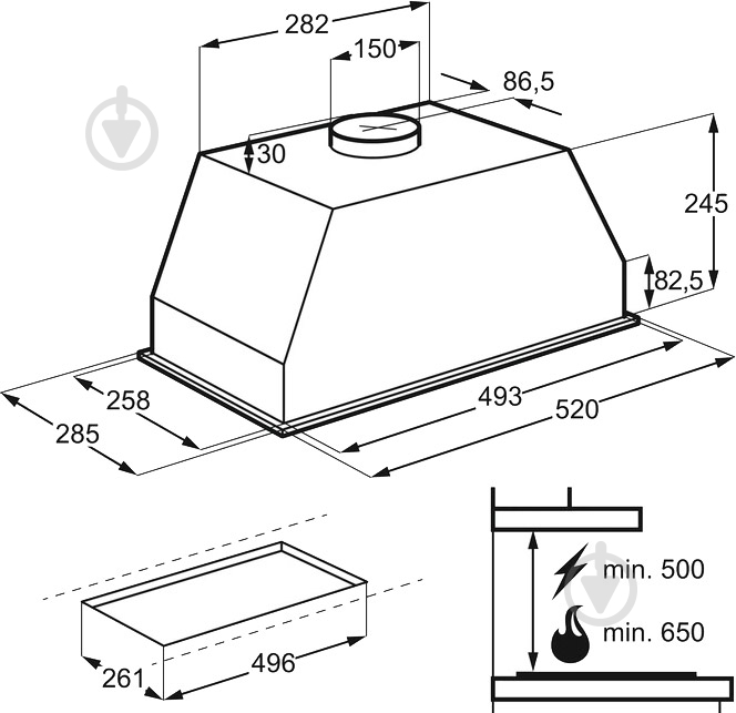 Вытяжка Electrolux LFG525K - фото 5