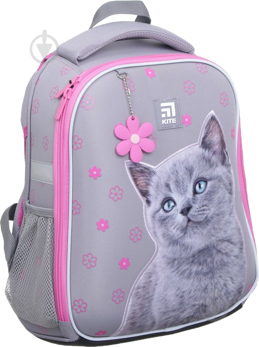 Рюкзак KITE Education каркасный 555 Kitty Plush - фото 1 Рюкзак KITE Education каркасный 555 Kitty Plush - фото 1
