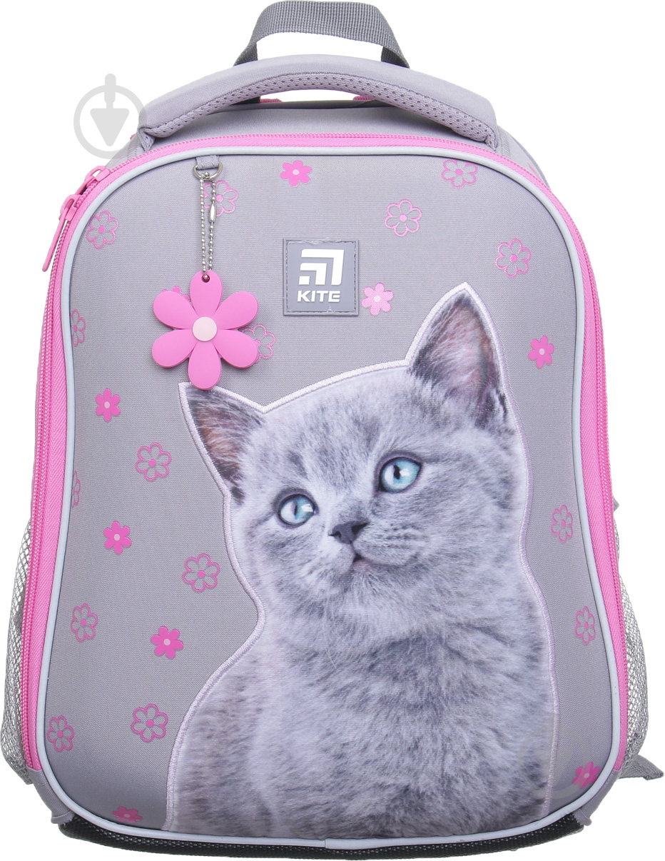 Рюкзак KITE Education каркасный 555 Kitty Plush - фото 2 Рюкзак KITE Education каркасный 555 Kitty Plush - фото 2