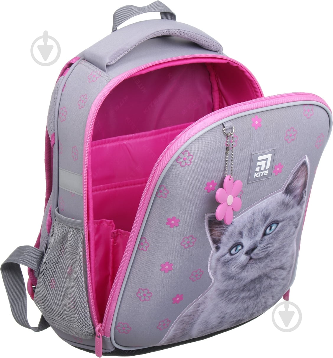 Рюкзак KITE Education каркасный 555 Kitty Plush - фото 5 Рюкзак KITE Education каркасный 555 Kitty Plush - фото 5