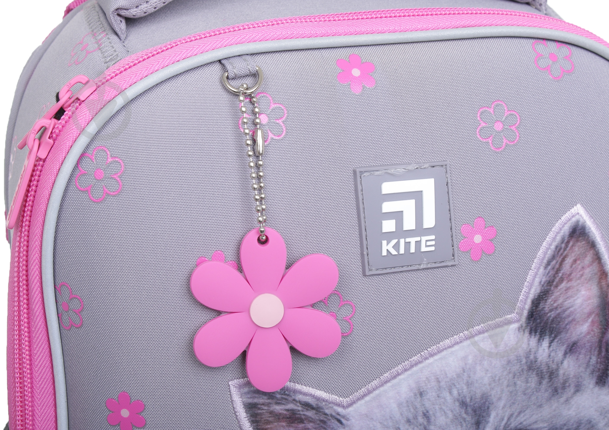 Рюкзак KITE Education каркасный 555 Kitty Plush - фото 6 Рюкзак KITE Education каркасный 555 Kitty Plush - фото 6