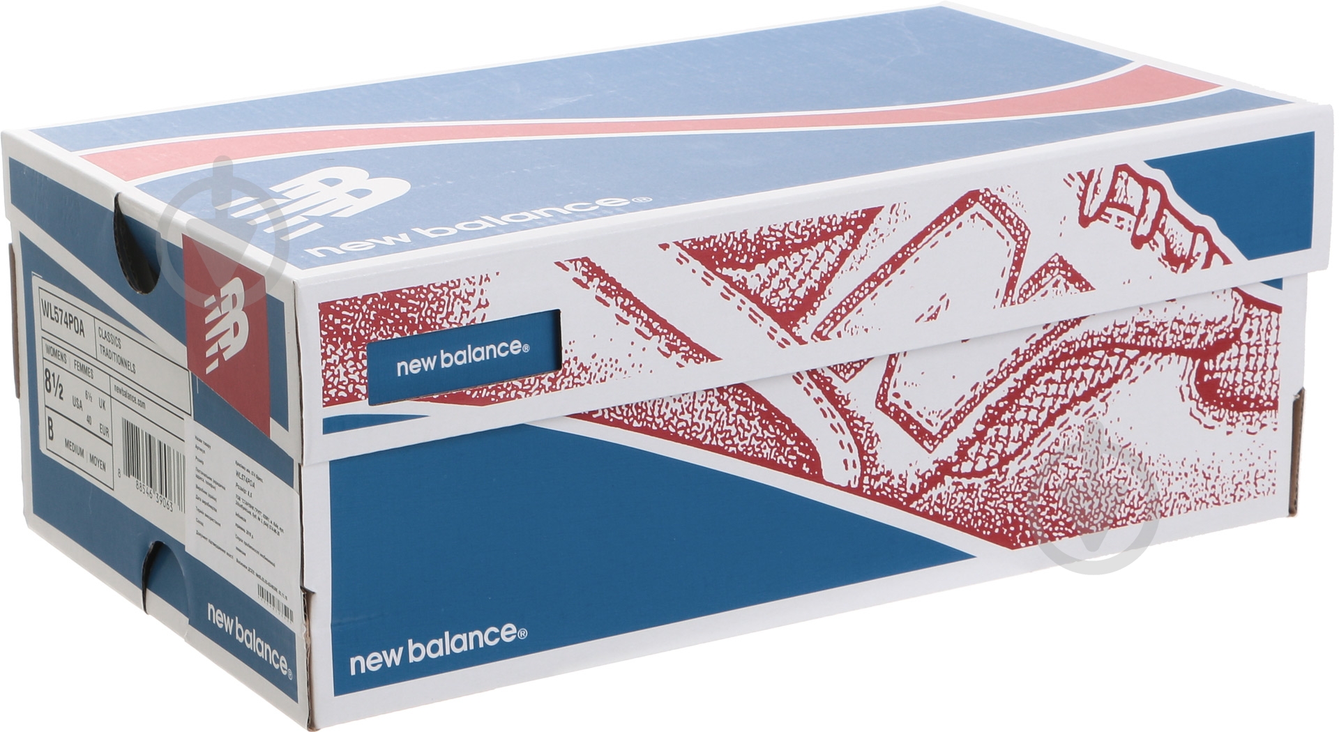 Кроссовки New Balance 574 WL574POA р.8 бирюзовый - фото 8 Кроссовки New Balance 574 WL574POA р.8 бирюзовый - фото 8