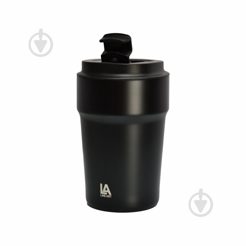 Термочашка Line Art Rhodes 380 мл черная - фото 2 Термочашка Line Art Rhodes 380 мл черная - фото 2