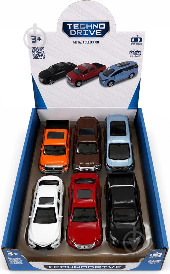 Автомодель TechnoDrive Toyota S3 в ассортименте KM250250S3 - фото 8