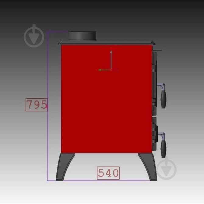 Піч-камін Duval EM-220F - фото 5