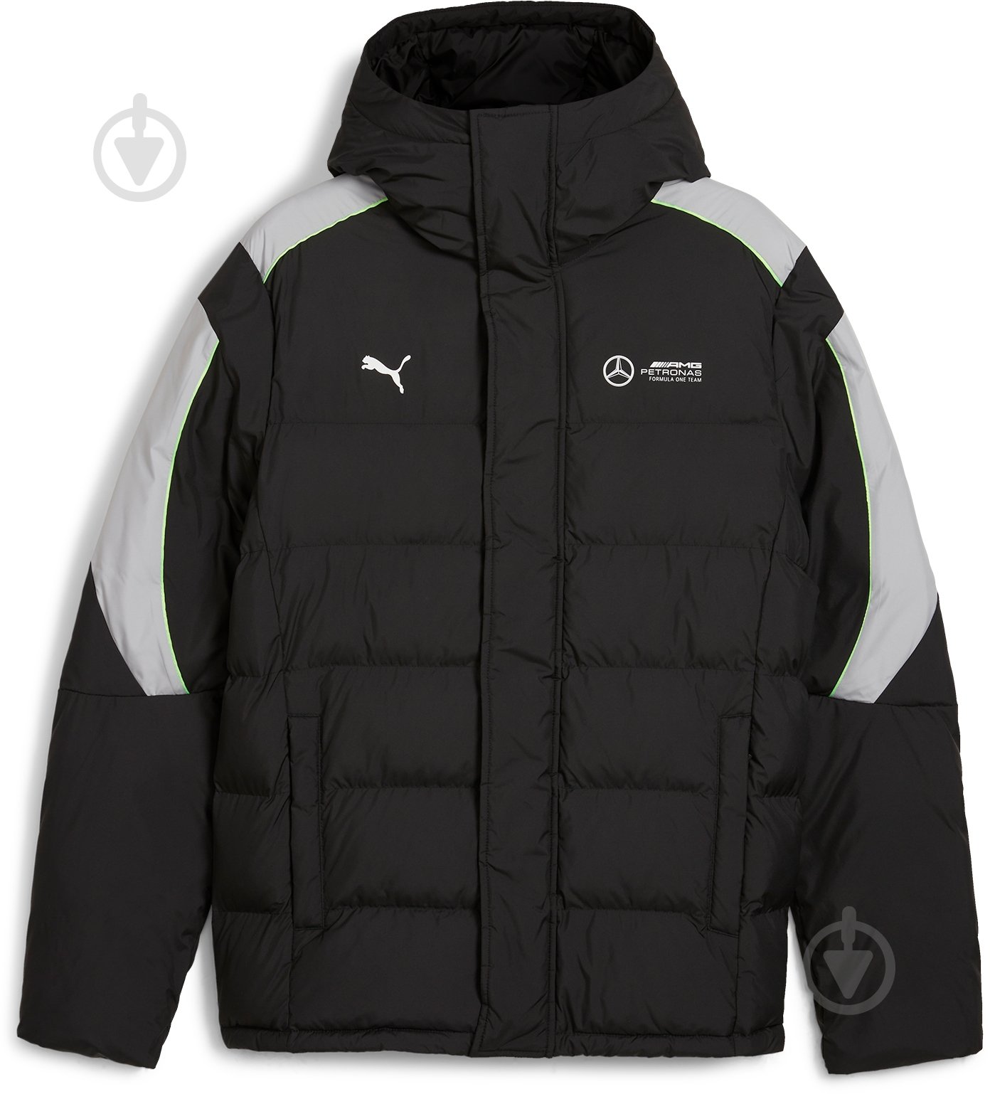 Пуховик мужской зимний Puma MAPF1 MT7+ ECOLITE PADDED JACKET 62731501 р.2XL черный - фото 1 Пуховик мужской зимний Puma MAPF1 MT7+ ECOLITE PADDED JACKET 62731501 р.2XL черный - фото 1