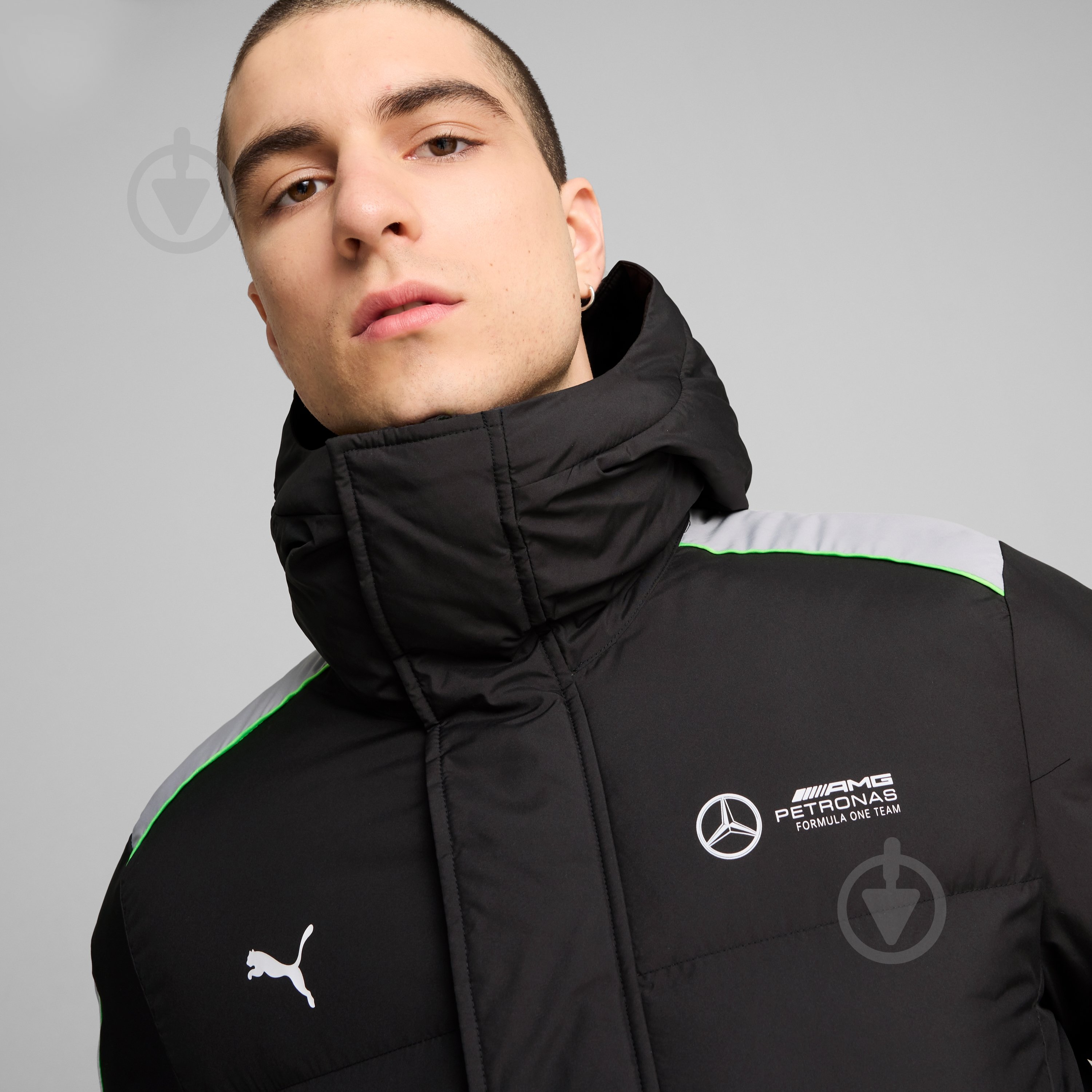 Пуховик мужской зимний Puma MAPF1 MT7+ ECOLITE PADDED JACKET 62731501 р.2XL черный - фото 4 Пуховик мужской зимний Puma MAPF1 MT7+ ECOLITE PADDED JACKET 62731501 р.2XL черный - фото 4