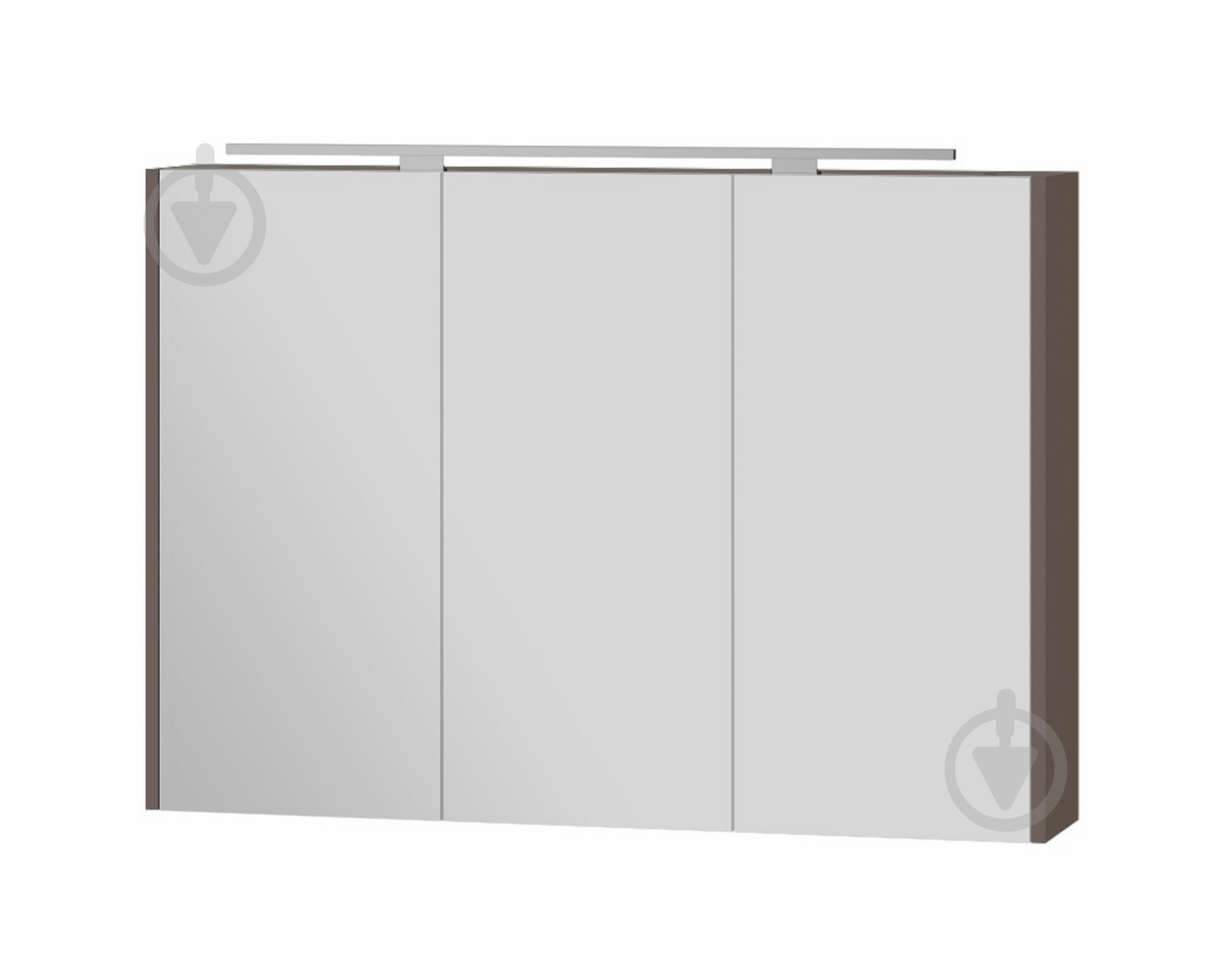 Зеркальный шкаф Botticelli "Vanessa-100" темная дыня - фото 1