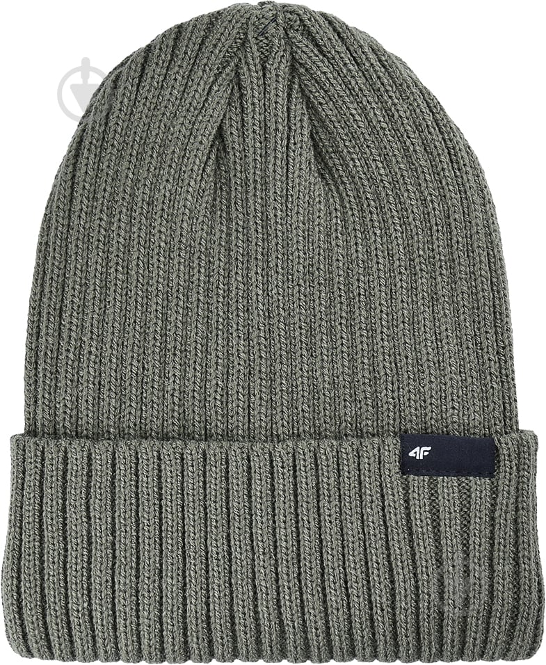 Шапка 4F 4FWAW24ACAPM470-43S р.L хакі - фото 1