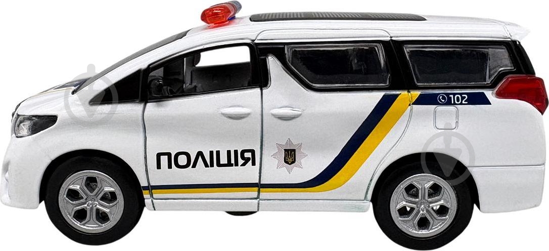 Автомодель TechnoDrive TOYOTA ALPHARD ПОЛИЦИЯ KM260417P - фото 2