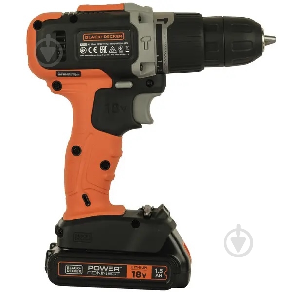 Шуруповерт ударный аккумуляторный Black+Decker BCD003C1 - фото 3 Шуруповерт ударный аккумуляторный Black+Decker BCD003C1 - фото 3
